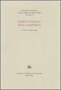 Scritti politici della maturità - copertina