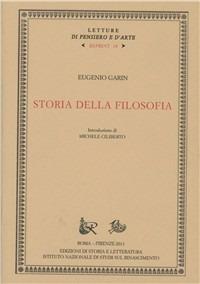 Storia della filosofia - Eugenio Garin - copertina