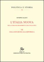 Per la storia del Risorgimento e dell'Unità d'Italia. Vol. 7: Itinerari della Nuova Italia