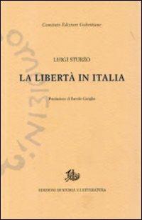 La libertà in Italia - Luigi Sturzo - copertina