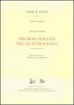 Filosofi italiani del Quattrocento. Ediz. anastatica