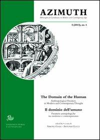 Azimuth (2013). Ediz. italiana, inglese e francese. Vol. 1: Domain of the human - copertina