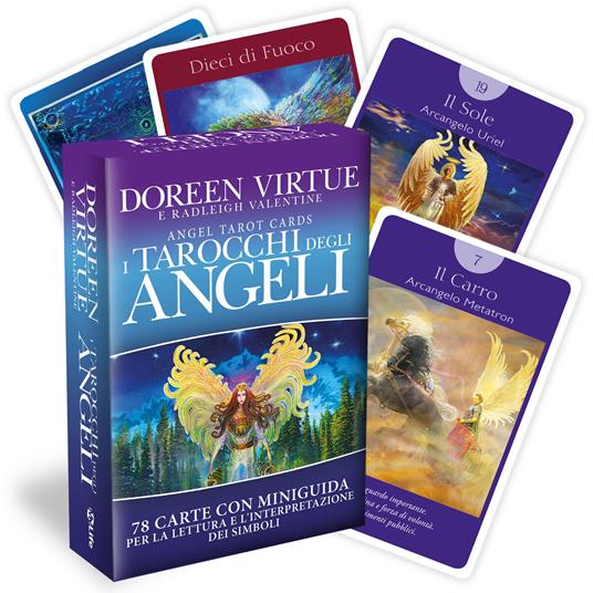 I tarocchi degli angeli. 74 Carte - Doreen Virtue,Valentine Radleigh - copertina