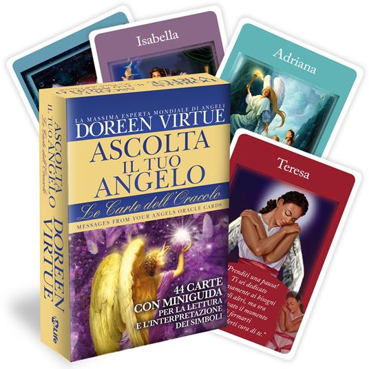 Ascolta il tuo angelo. Le carte dell'oracolo. 44 Carte. Con libro - Doreen Virtue - copertina