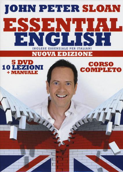 Essential english. Inglese essenziale per italiani. Videocorso. DVD. Con manuale (italiano) - John Peter Sloan - copertina