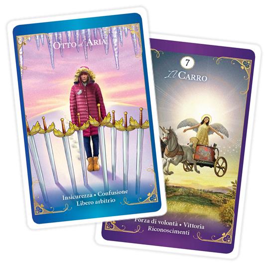 Tarocchi con i Messaggi degli Angeli Custodi. 78 carte. Con Libro - Valentine Radleigh - 4