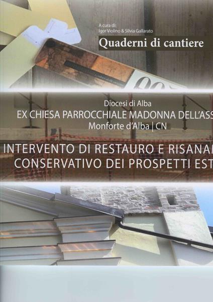 Quaderni di cantiere. Intervento di restauro e risanamento conservativo dei prospetti esterni - copertina