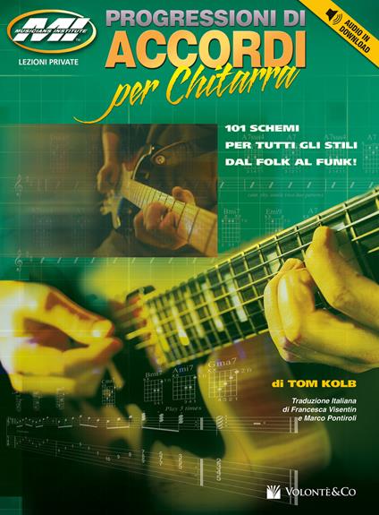 Progressione di accordi per chitarra. Con File audio per il download - Tom Kolb - copertina