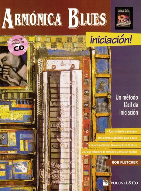 Armónica blues. Con CD-Audio - Rob Fletcher - copertina
