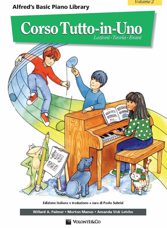 Corso tutto-in-uno. Vol. 2 - Willard A. Palmer,Morton Manus,Amanda Vick Lethco - copertina