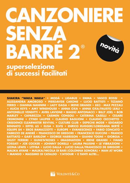 Canzoniere senza barré. Superselezione di successi facilitati. Vol. 2 - copertina