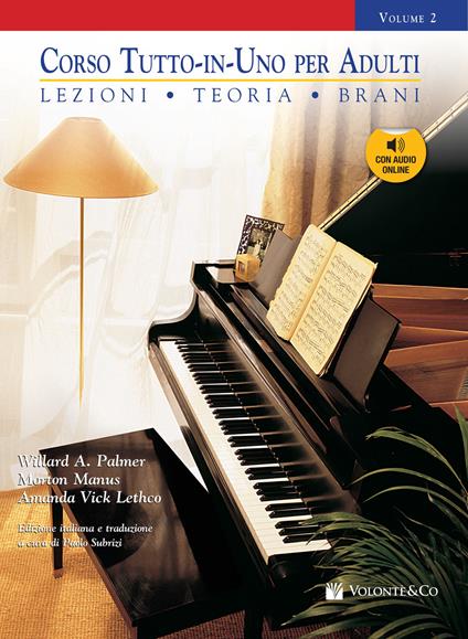 Corso tutto in uno per adulti. Con File audio per il download. Vol. 2: Lezioni, teoria, brani - Willard A. Palmer,Morton Manus,Amanda Vick Lethco - copertina