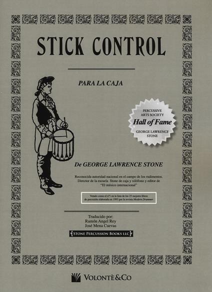 Stick control. Il metodo di rullante dei batteristi. Ediz. spagnola - George Lawrence Stone - copertina