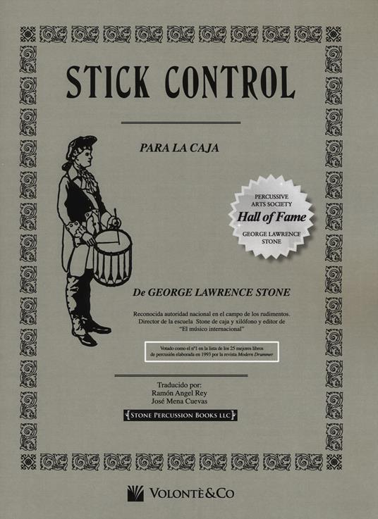 Stick control. Il metodo di rullante dei batteristi. Ediz. spagnola - George Lawrence Stone - copertina