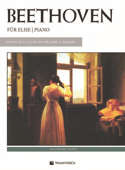  Beethoven. per Elisa. Spartito Singolo per Pianoforte - copertina