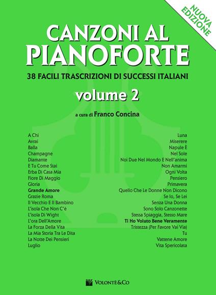 Canzoni al pianoforte. Nuova ediz.. Vol. 2 - copertina