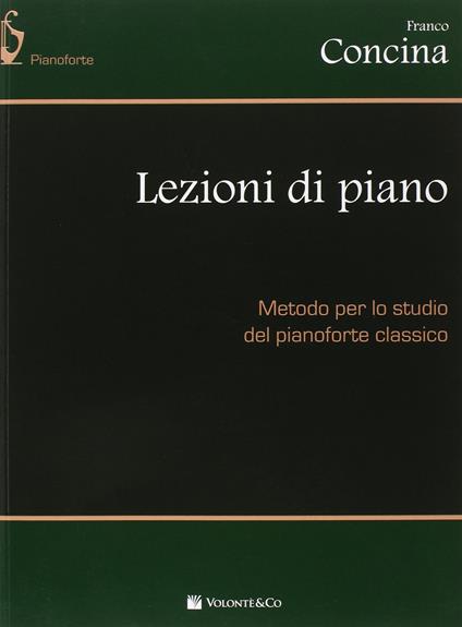 Lezioni di piano - Franco Concina - copertina