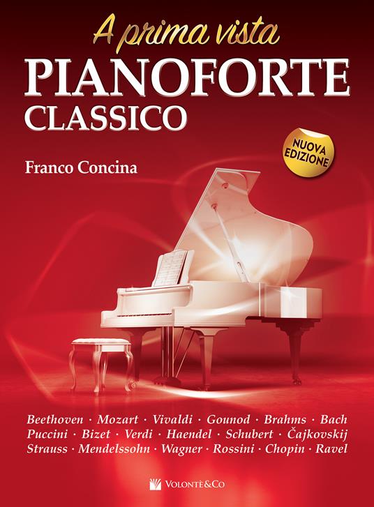 Pianoforte classico a prima vista. Nuova ediz. - Franco Concina - copertina