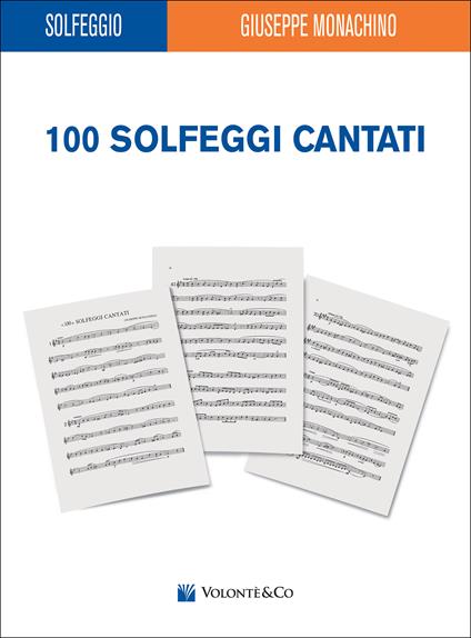 100 solfeggi cantati - Giuseppe Monachino - copertina