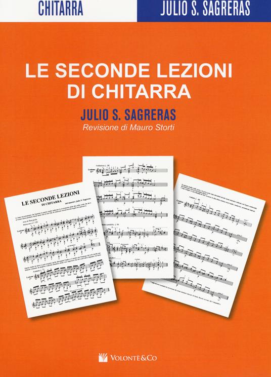 Le seconde lezioni di chitarra - Julio S. Sagreras - copertina
