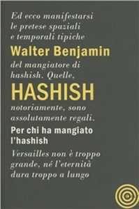 Libro Hashish Walter Benjamin