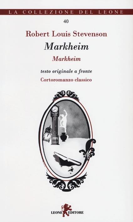 Markheim. Testo originale a fronte - Robert Louis Stevenson - copertina