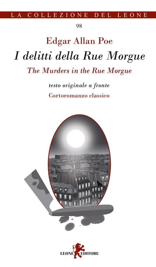 I delitti della Rue Morgue-The murders in the Rue Morgue - Edgar Allan Poe - copertina