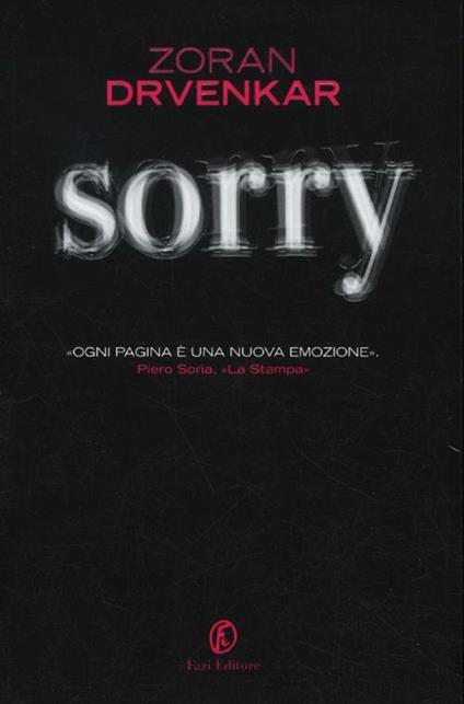 Sorry - Zoran Drvenkar - copertina