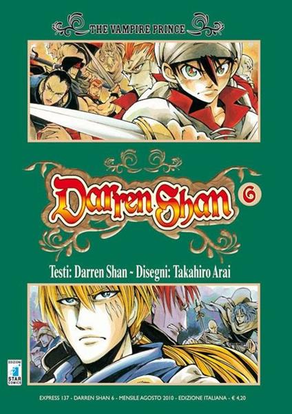 Darren Shan. Vol. 6 - Darren Shan - copertina