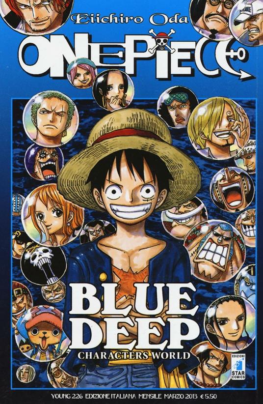 One piece blue deep - Eiichiro Oda - copertina
