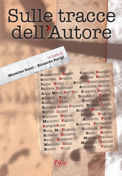 Sulle tracce dell'autore - copertina