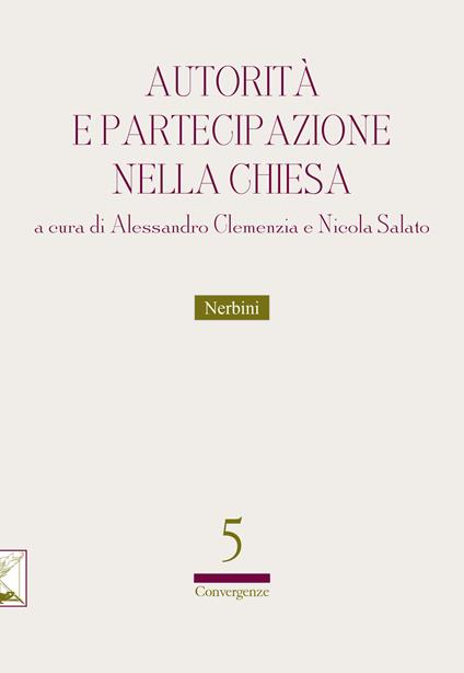 Autorità e partecipazione nella Chiesa - copertina
