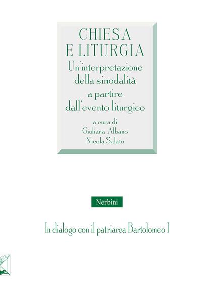 Chiesa e liturgia. Un'interpretazione della sinodalità a partire dall'evento liturgico - copertina