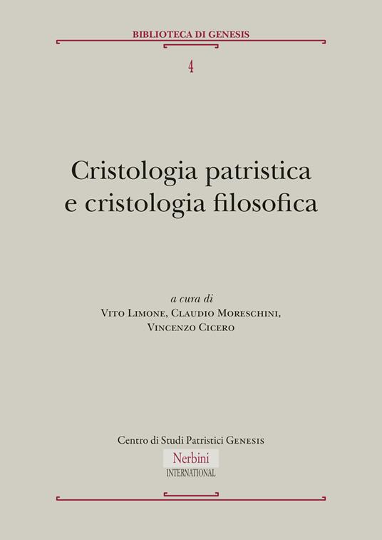 Cristologia patristica e cristologia filosofica - copertina