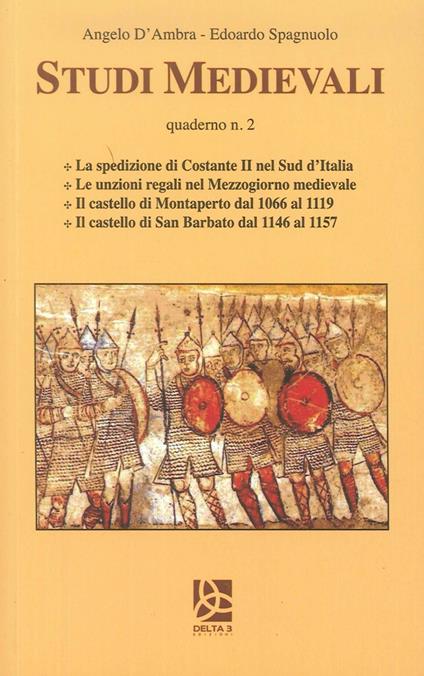 Studi medievali. Quaderno. Vol. 2 - Edoardo Spagnuolo - copertina