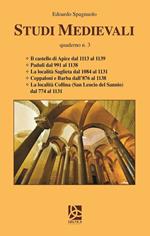 Studi medievali. Quaderni. Vol. 3