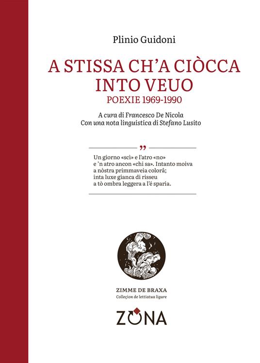 A stissa ch'a ciòcca into veuo. Poexie 1969-1990 - Plinio Guidoni - copertina