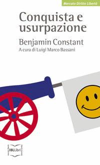 Libro Conquista e usurpazione Benjamin Constant