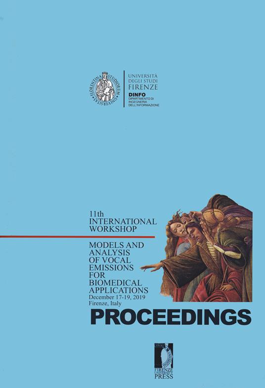 Models and analysis of vocal emissions for biomedical applications. 11th International Workshop. (Firenze, December 14-16 2021) - copertina