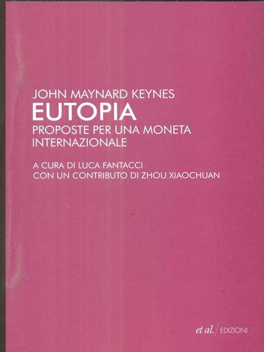 Eutopia. Proposte per una moneta internazionale - John Maynard Keynes - copertina