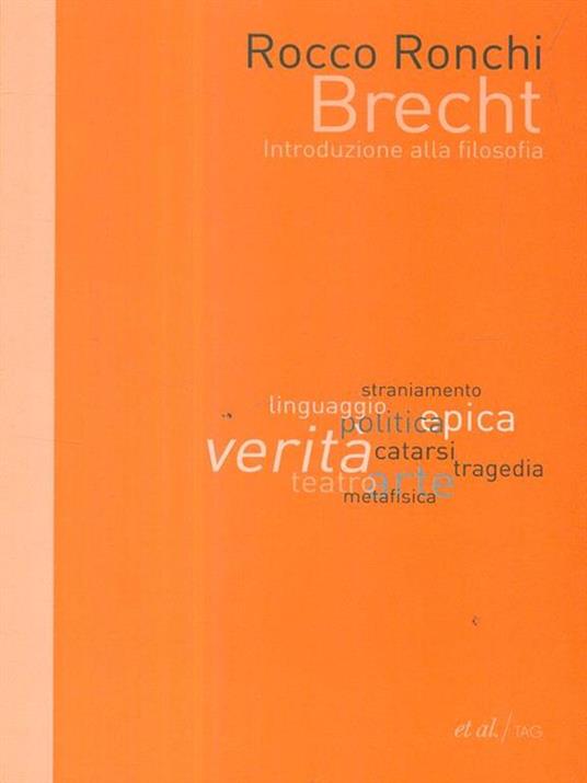 Brecht. Introduzione alla filosofia - Rocco Ronchi - 3