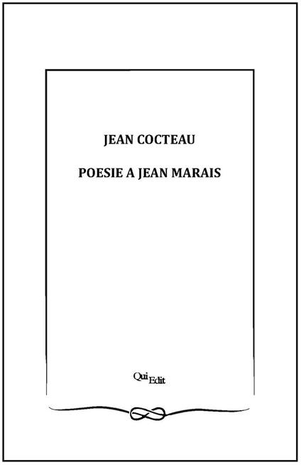 Poesie a Jean Marais. Ediz. multilingue - Jean Cocteau - copertina