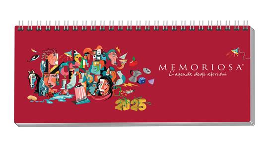 Lyra 2025. Planning settimanale 24,5x11,5 cm. L'agenda degli aforismi illustrati - copertina