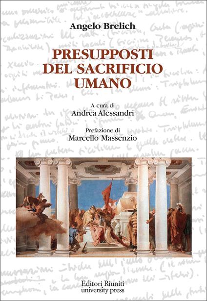 Presupposti del sacrificio umano - Angelo Brelich - copertina