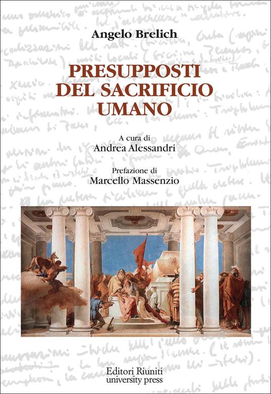 Presupposti del sacrificio umano - Angelo Brelich - copertina