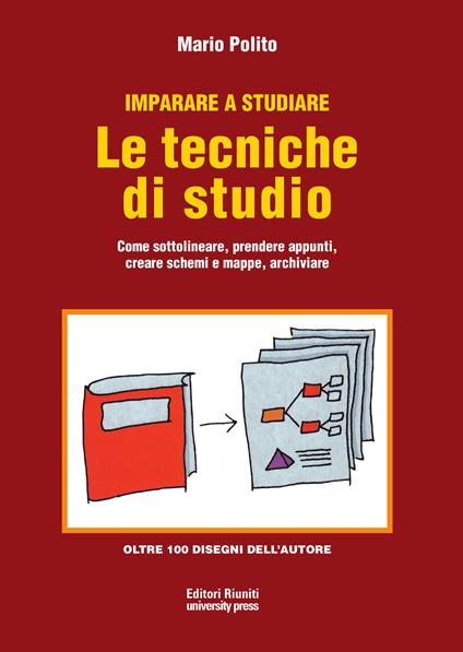 Imparare a studiare. Le tecniche di studio. Come sottolineare, prendere appunti, creare schemi e mappe, archiviare - Mario Polito - copertina