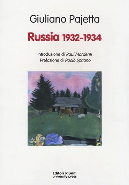 Russia 1932-34 - Giuliano Paietta - copertina