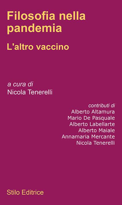 Filosofia nella pandemia. L'altro vaccino - copertina