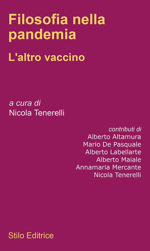 Filosofia nella pandemia. L'altro vaccino - copertina