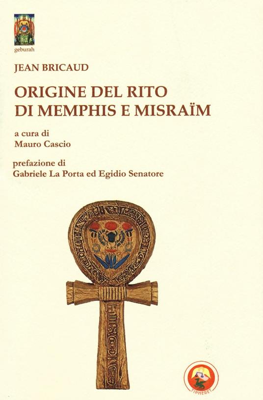 Origine del rito di Memphis e Misraïm - Jean Bricaud - copertina
